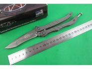 Нож - бабочка A663(реплика Microtech Metalmark Balisong )